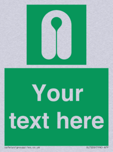 Custom sign safe condition Lifejacket